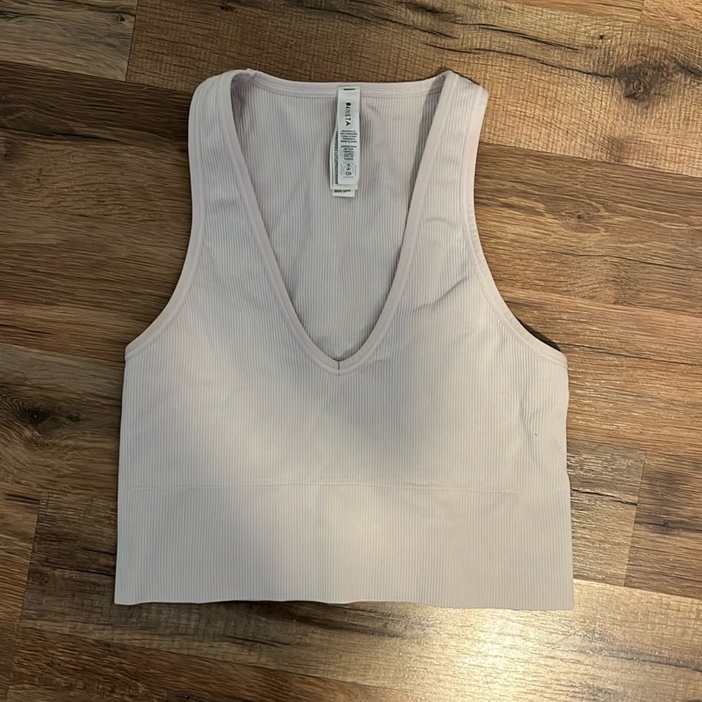 Athleta ribbed compression tank